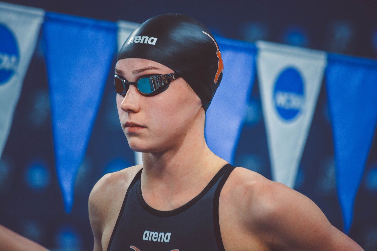 TexasWSD's tweet photo. Texas picks up a fourth-place finish in the consolation finals of the 200 medley relay with a time of 1:36.78. 🤘

That's the ninth-best time in program history. https://t.co/da3OcYwWJd