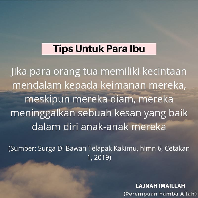 LajnahIndonesia's tweet photo. Tips Untuk Para Ibu
#muslimah #wanitamuslimah #perempuansholehah #ibu #ibuanak #ibuislami #parenting #wanitaislam #tipsibu https://t.co/HlNIjqAHih