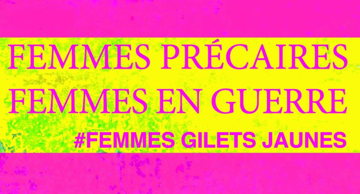GiletsJaunesGo's tweet photo. 💥#PARIS -23/03/2019- #Acte19💥
Les #FemmesGiletsJaunes seront elles-aussi dans la rue ce samedi à Paris. Le rendez-vous est fixé du côté de Denfert-Rochereau, dès 11h.
▪️[Manifestation déclarée]▪️
https://t.co/RCCeEqZ8ZP
#GiletsJaunes #ActeXIX #23Mars https://t.co/2aBxPjpRkJ