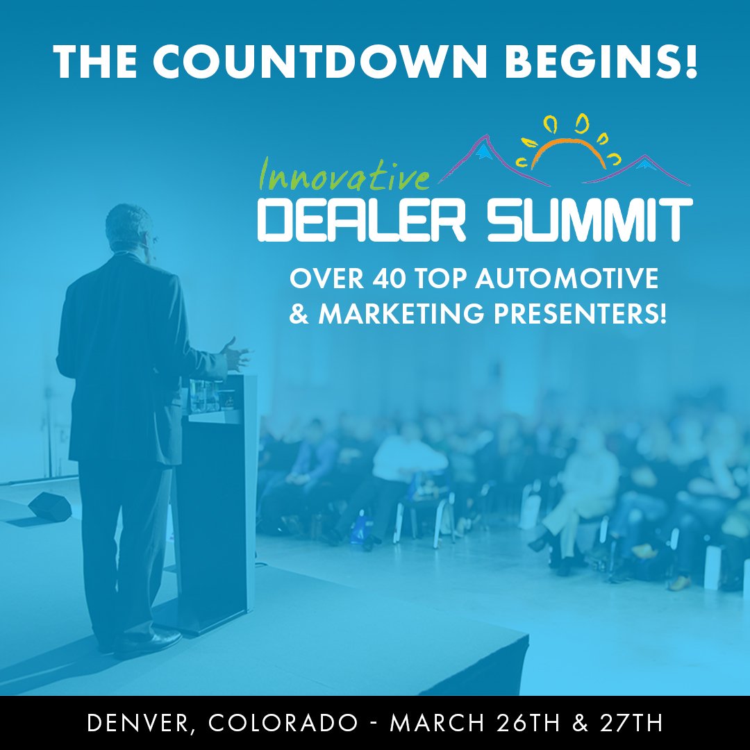 Foxdealerinc's tweet photo. The Innovative Dealer Summit is just a few days away! We are so grateful for the opportunity to sponsor AND speak at the summit! Who else is as excited as we are?!
•
#foxdealer #innovativedealersummit #ids #ids2019 #idsdenver #automotive #autoindustry #autoshow #denver #colorado https://t.co/gSG7PJwbUk