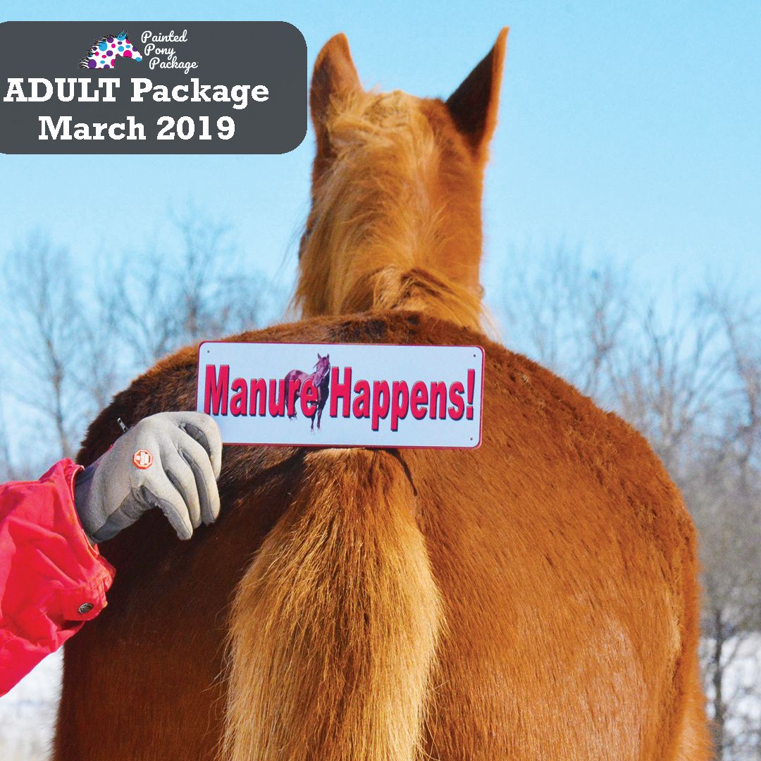 PaintedPonyBox's tweet photo. Join our herd and subscribe to our ADULT PACKAGE before March 31st to receive this hilarious sign as a FREE gift in your first welcome package delivered in April!

Inspire your love for horses monthly - SUBSCRIBE TODAY: https://t.co/jN819Qw3pO https://t.co/7sJiTsKG7Y