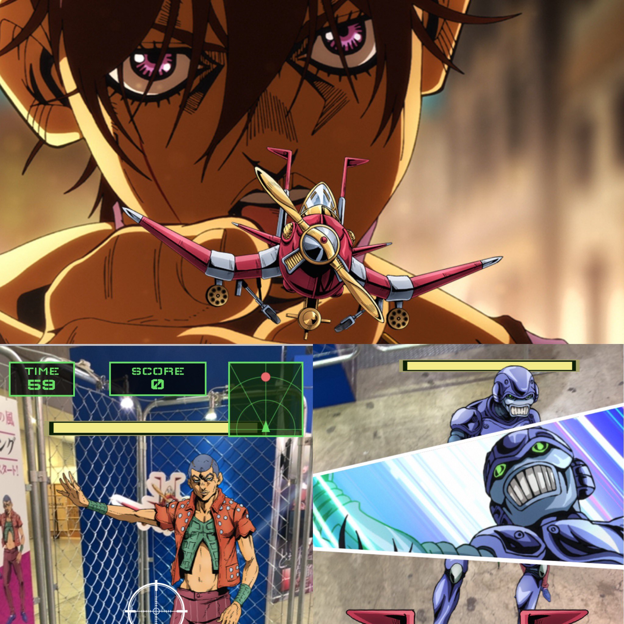 Tvアニメ ジョジョの奇妙な冒険 公式 Arエアロスミスシューティング 開催中 明日までの2日間限定 アニメ 公式アプリからarエアロスミスシューティングがプレイできる この機会に是非ボラボラしてください アニメ公式アプリ T