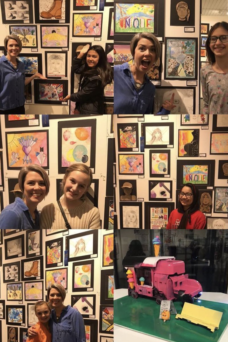 lizzieamick's tweet photo. The LISD Middle School Art Show has come and gone. This year was phenomenal and I’m so impressed with all the work the students created. https://t.co/zwMZHZIO8D