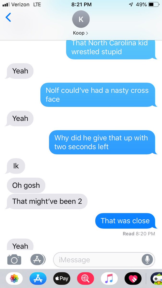 Hunter_Kelly2's tweet photo. Me an Koop when we’re not together watching the national wrestling tournament https://t.co/YQzu2h9a3o