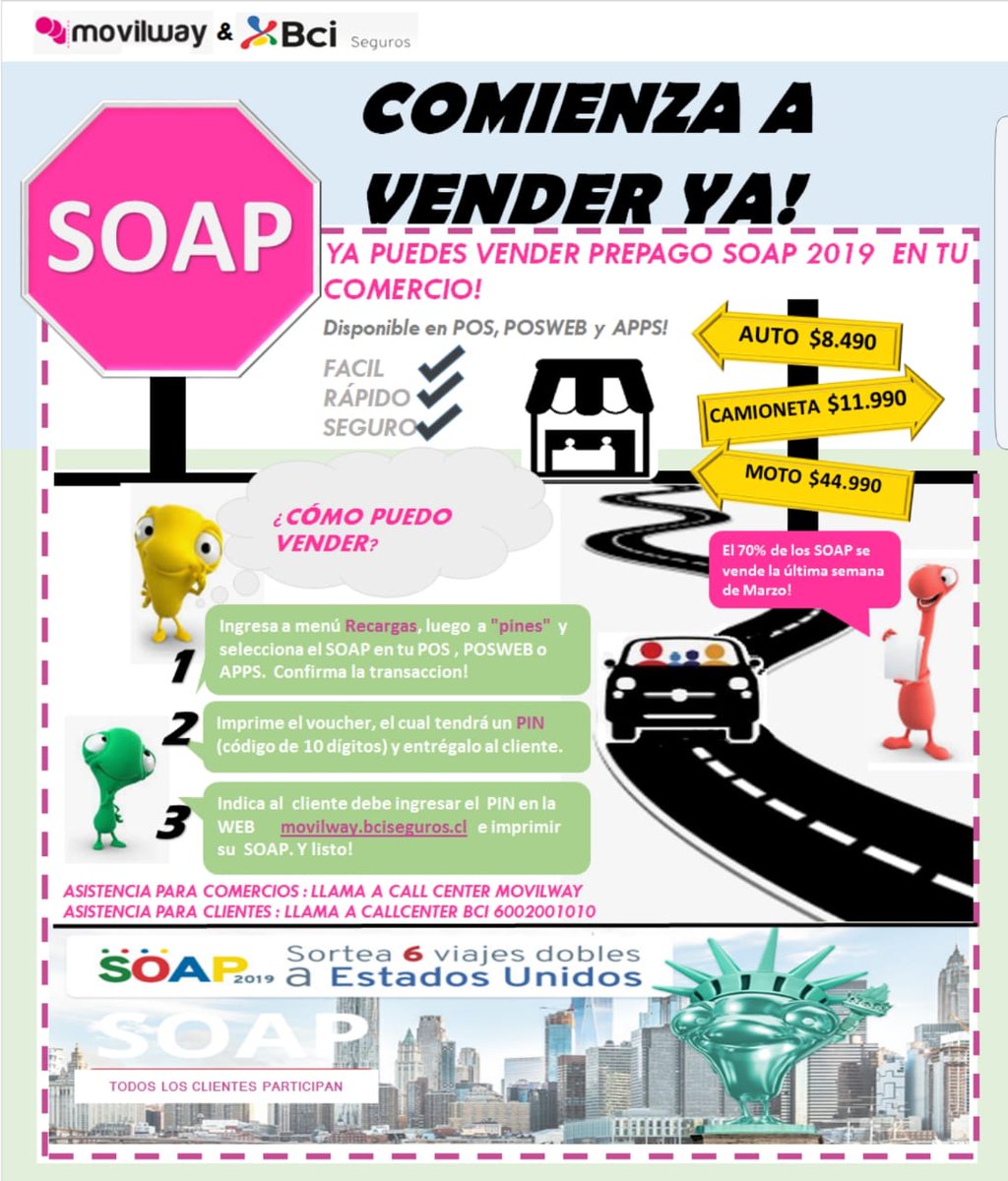 Movilway's tweet photo. Compra tu SOAP en los puntos de venta #MovilwayChile https://t.co/KhkOfjNcrK