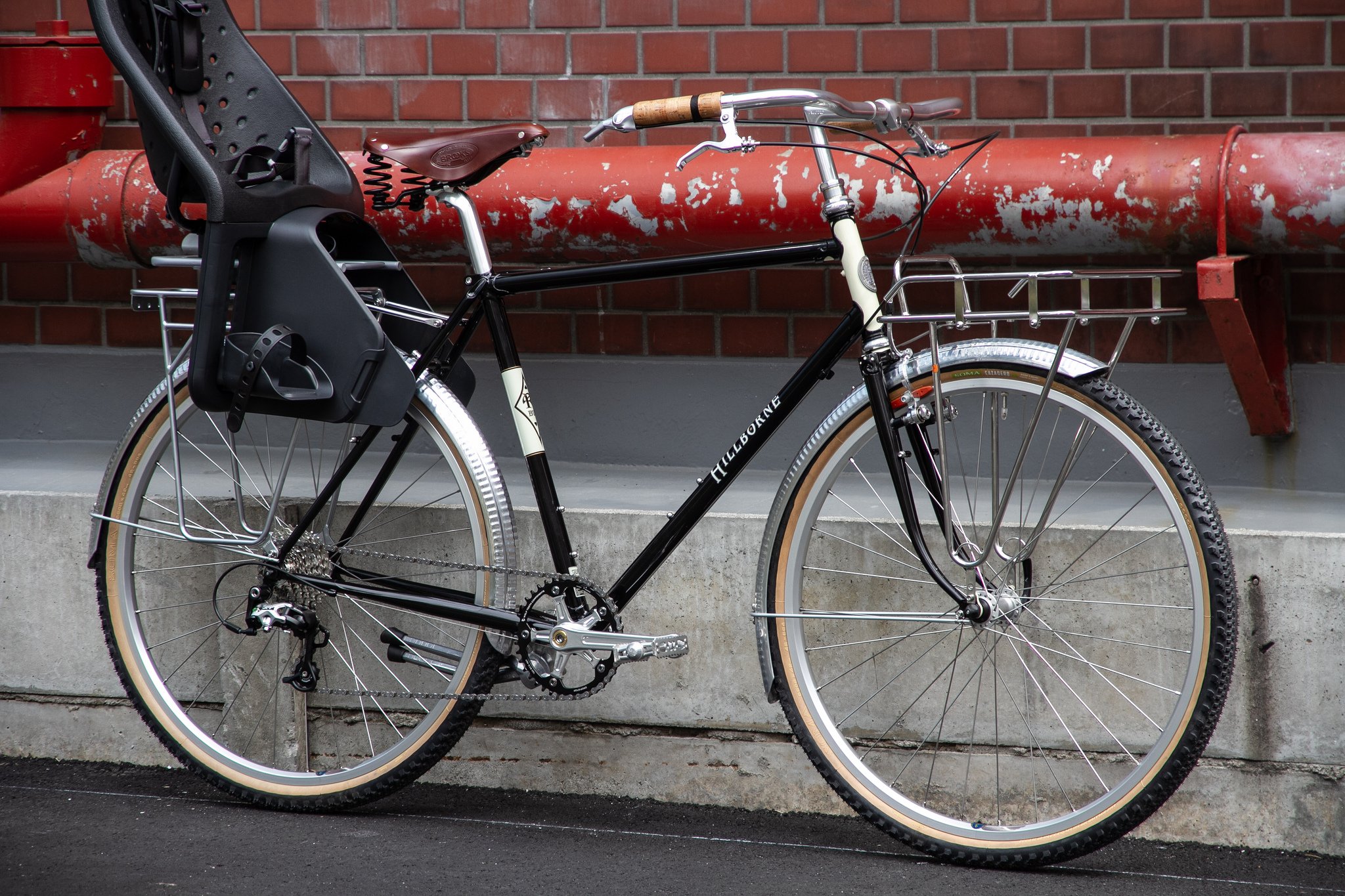 RIVENDELL* comfort saddle (dark grey) - BLUE LUG GLOBAL