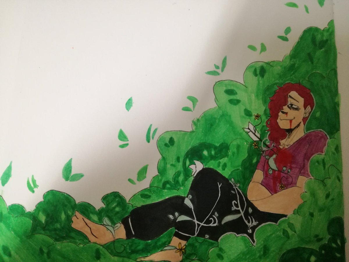 greenrow__'s tweet photo. #TwitterMagicCollege
🌱🌷When I die, plant flowers over my grave, so when the seeds blooms, you can pick me and hold me again.🌷🌱
I was dying every single second I was doing this. Plus Enos, who is a Ice Dragon btw, got his wings cut off by a human. It is screaming in the bg https://t.co/OblTXwgLJO
