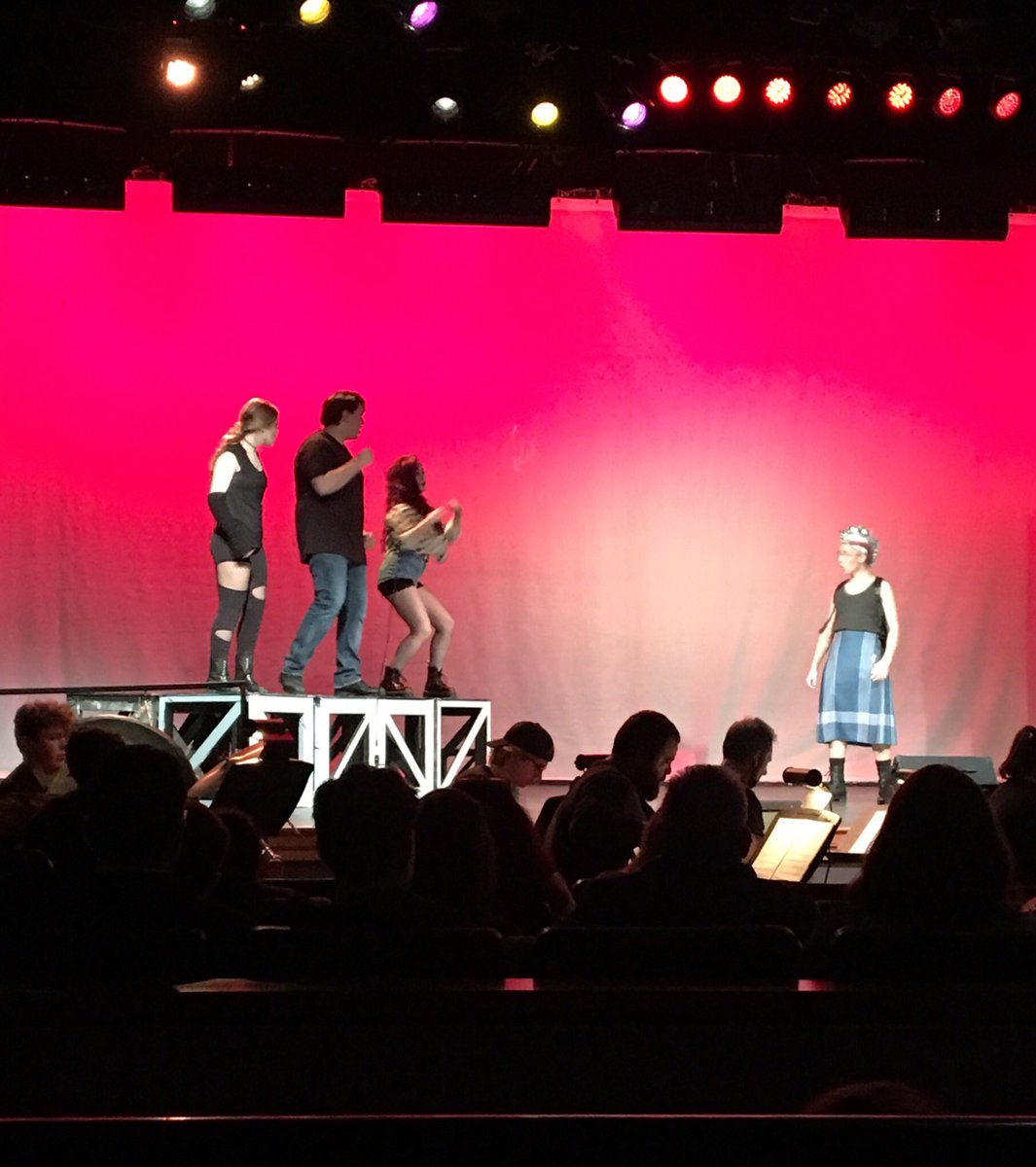 MrsNCote's tweet photo. Congratulations to the cast, crew, and musicians for an incredible performance of, “We Will Rock You” at WHS tonight! One more performance tomorrow night! #WHSnow https://t.co/ZoOSKcW2p3