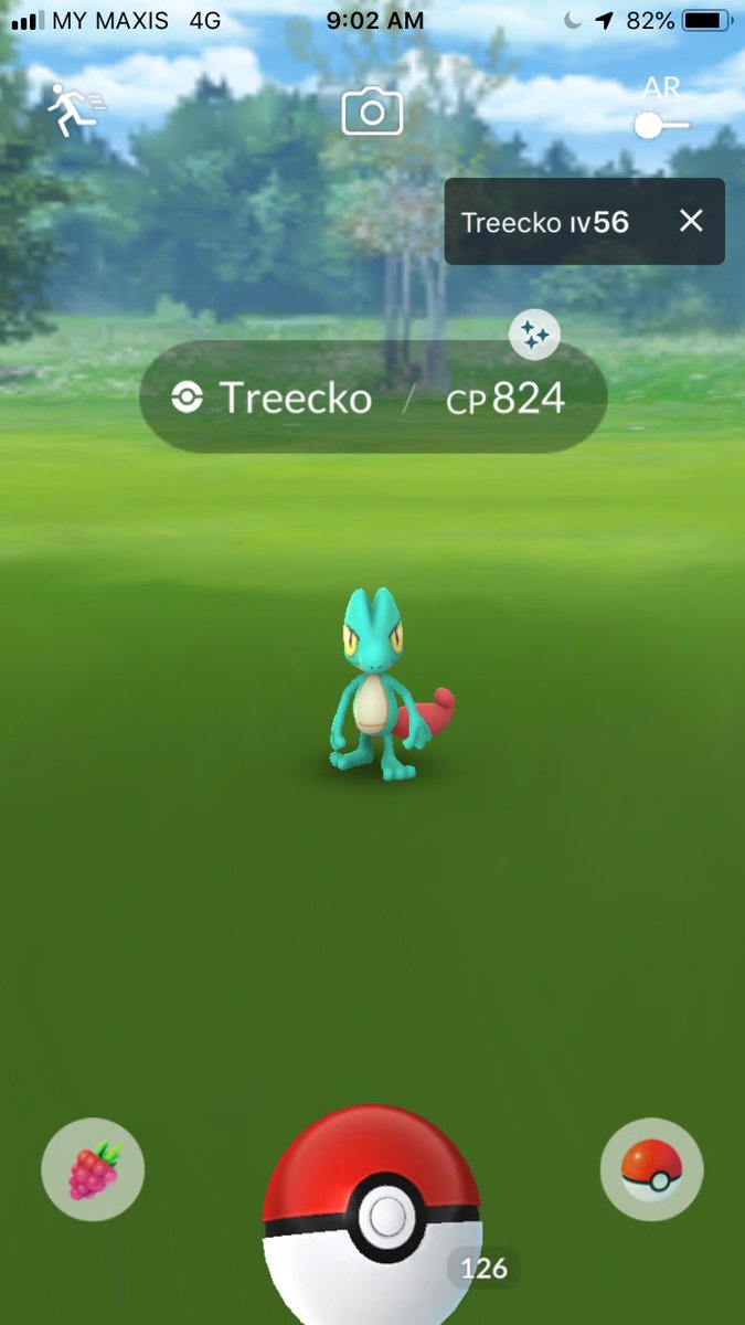 100 Ivpokemongo Shiny Treecko Is Live Treeckoshiny Cd Started In Kiritimati 1 157 4772