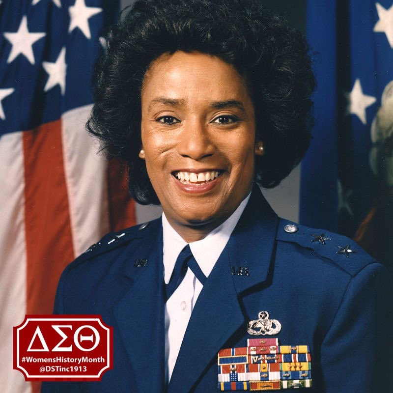 Marcelite J. Harris was the first black woman to serve as a major general in the U.S. military. She retired from the Air Force in 1997 as the highest-ranking female officer in the Air Force and the nation’s highest-ranking black woman in the Dept. of Defense. #WomensHistoryMonth