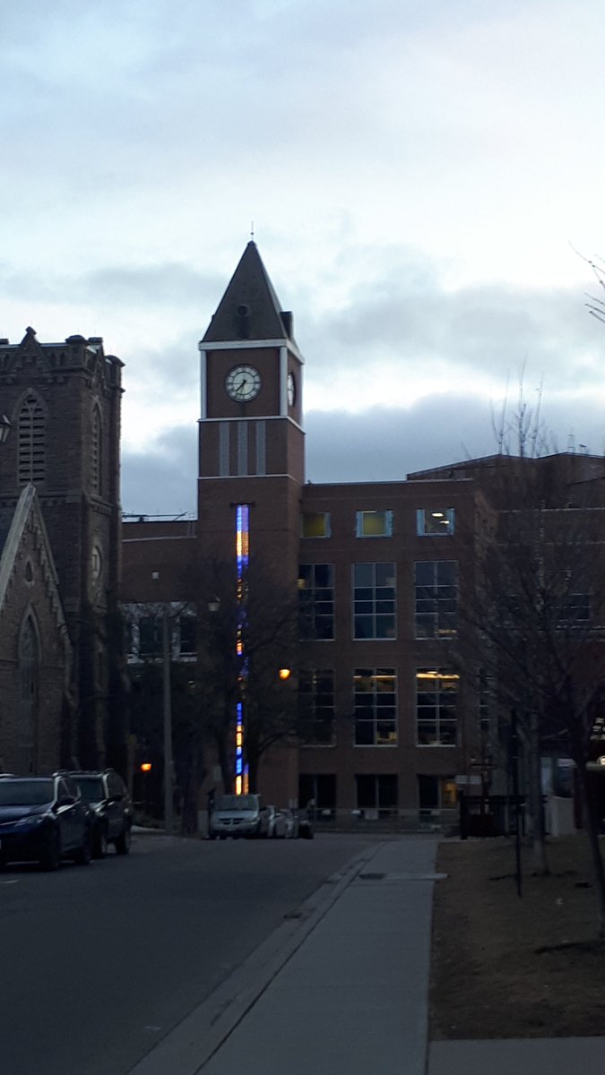 mariorusso_ca's tweet photo. Some pics of @CityBrampton lit 🔥up blue and yellow. @citymississauga yesterday and #Brampton tonight. Thank you to all that helped promote awareness #P321WDSD19 @project321peel @CTortinaShop @ILUVMARS @councillorjeff @PatSaitoWard9 @RonStarr6 @regionofpeel #WorldDownSyndromeDay https://t.co/lnbQEuPBLP