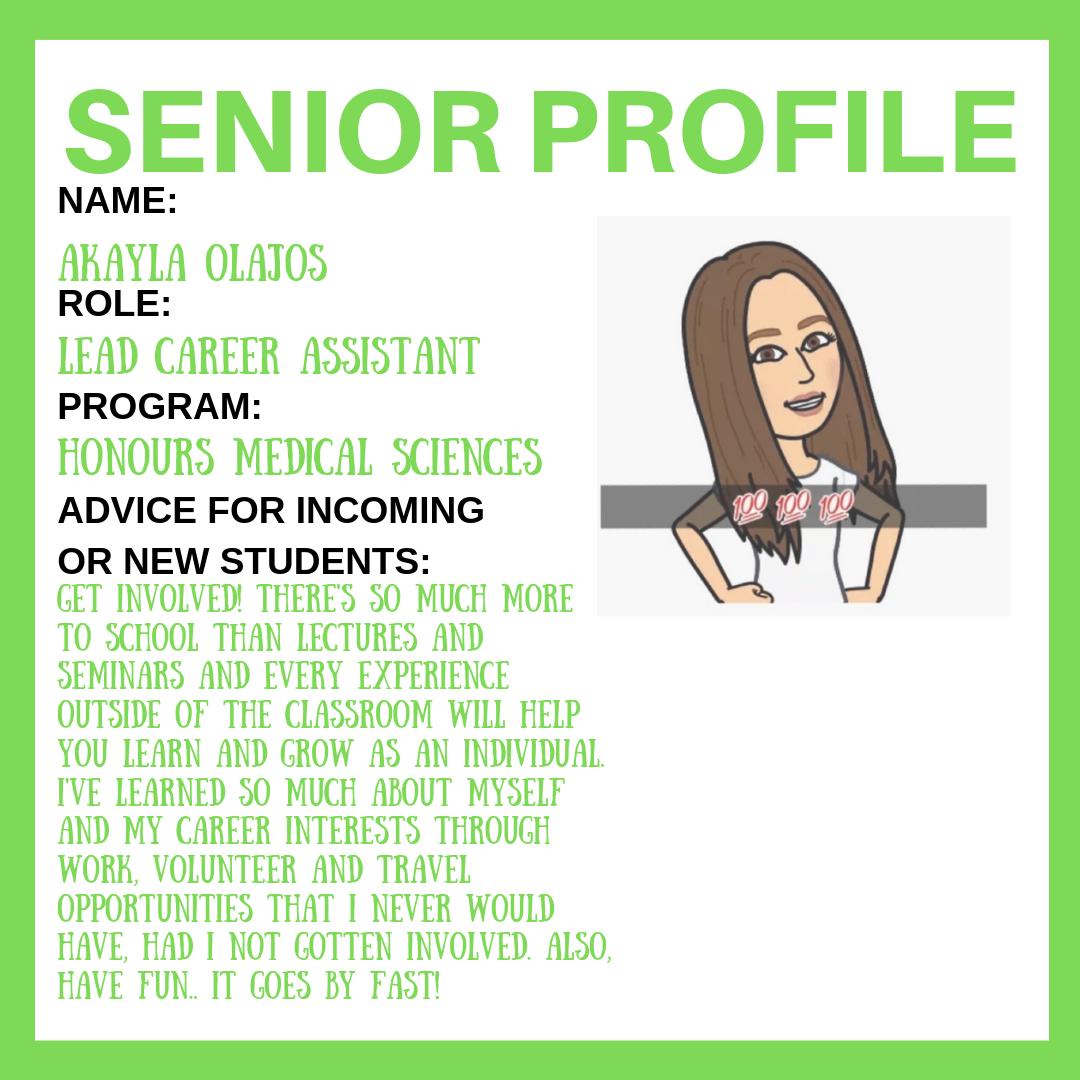 BrockCareerZone's tweet image. Our 5th Feature: Akayla! #MyExperienceMyJourney #WILWeek #COOPWeek #CCEE