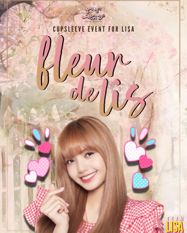 TeamLisaPH's tweet photo. [EVENT] FLEUR DE LIS 🌟 CUPSLEEVE EVENT

Date: March 30 (Sat)

ㅡ Venue #1: Poi Poi Bubbletea, Bacolod
Time: 2 PM

ㅡ Venue #2: Apostrophe Cafe, CDO
Time: 11 AM

Event is free. Just buy a drink to get a free cupsleeve. Until supplies last.
 #FleurDeLisPH https://t.co/IBfJkbTp2e