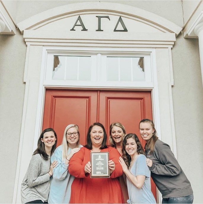 alphagammadelta's tweet photo. Happy #FHCFriday! We're proud to recognize our fabulous House Directors who win awards for their amazing work making our homes feel like #SweetHomeAlphaGam. It's just a cherry on top when they happen to be a sister too! #AlphaGamFHC 📸: @AlphaGamUofSC https://t.co/j4EVOE26ww