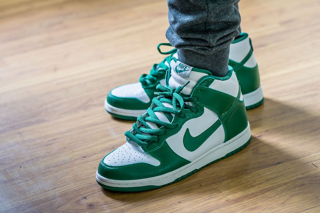 TonyDiamondsTDC's tweet image. Nike Dunk High Celtic &amp;amp; White On Feet Sneaker Review buff.ly/2Oaynmp
