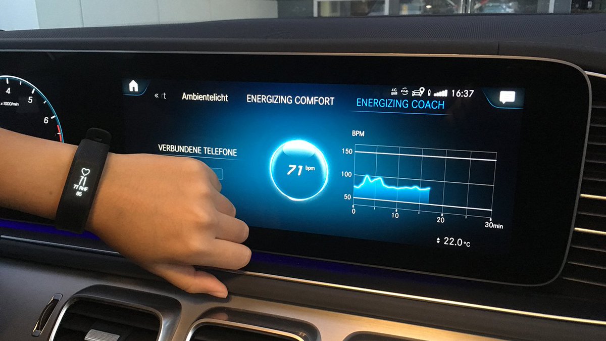 MercedesBenz's tweet image. Tired? Stressed-out? Step into your new GLE and get fit and comfy while driving with the ENERGIZING COACH. Read more about it in the #DaimlerBlog: d.ai/encoach_tw

#GLE #MercedesBenz #Daimler #EnergizingCoach