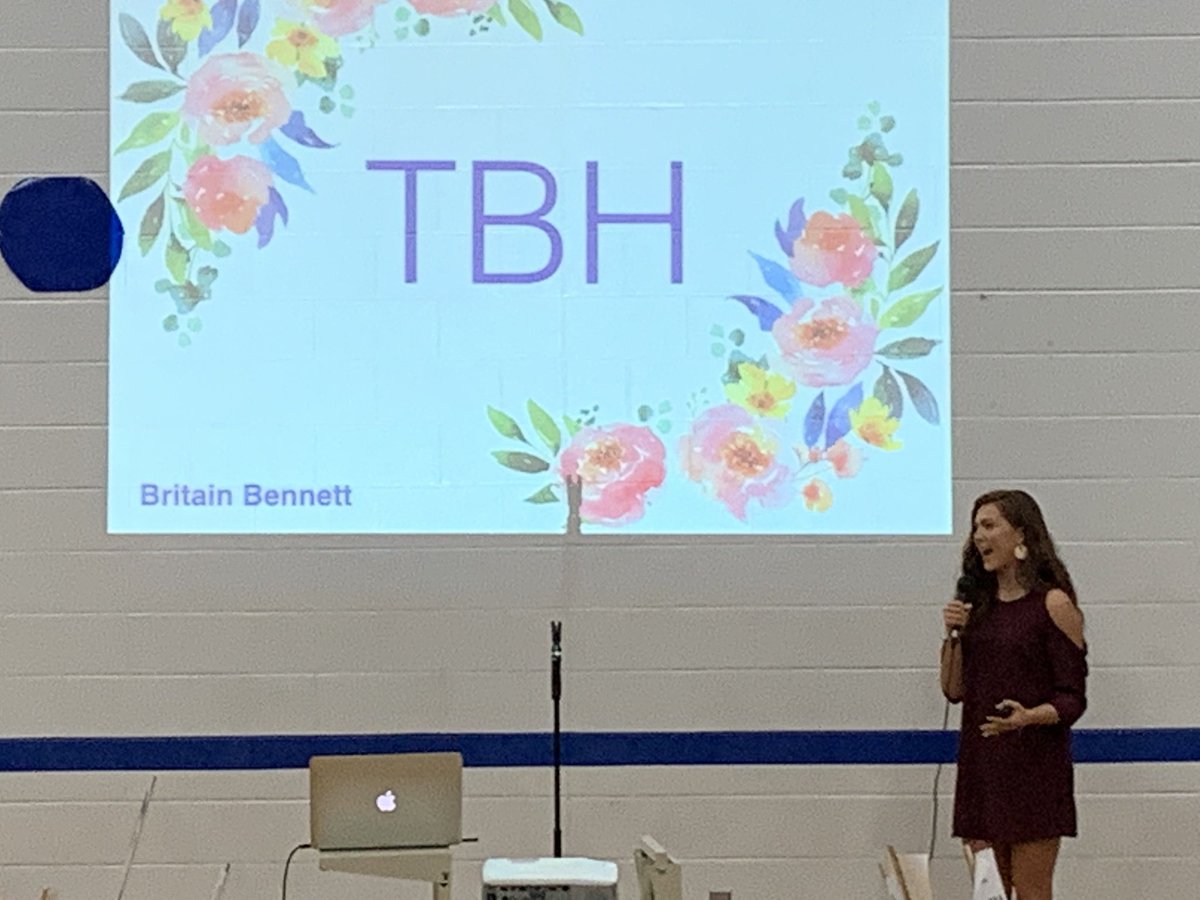 MrFrenchOES's tweet photo. Thank you to Britain Bennett for presenting her anti-bullying and spread kindness campaign at Arrowhead today! #WeAreArrowhead https://t.co/n3thSuYa78