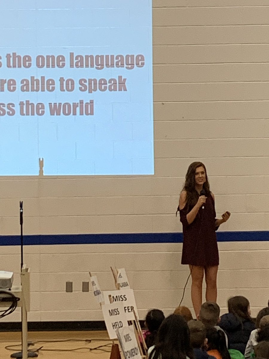 MrFrenchOES's tweet photo. Thank you to Britain Bennett for presenting her anti-bullying and spread kindness campaign at Arrowhead today! #WeAreArrowhead https://t.co/n3thSuYa78