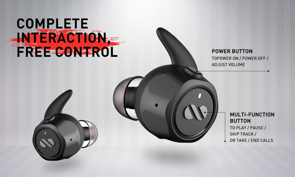 AirLoopTech's tweet image. Equipped with 2 buttons and auto in-ear detection, AirLoop earphones are easy to control, Intuitive and uninterrupted.