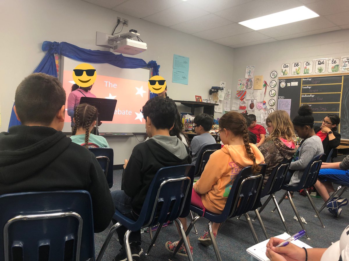 McRoberts Elementary (@pme_katyisd) on Twitter photo Our <a href="/5thPme/">PME-5th Grade All-Stars</a> Ms Betancourt’s 5th grade readers were participating in a great debate sessions today! Discussing whether animals should remain free in the wild or be housed in a zoo. Incredible debates we’re taking place from our Incredible 5th graders!!! #pmedolphins #katyisd Our <a href="/5thPme/">PME-5th Grade All-Stars</a> Ms Betancourt’s 5th grade readers were participating in a great debate sessions today! Discussing whether animals should remain free in the wild or be housed in a zoo. Incredible debates we’re taking place from our Incredible 5th graders!!! #pmedolphins #katyisd
