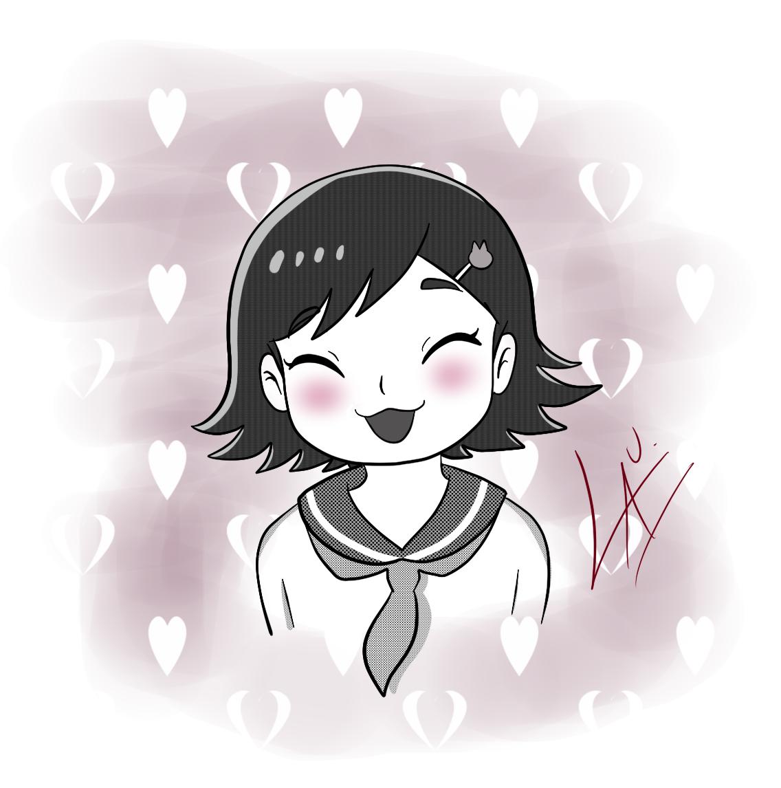 沼からニャーちゃん様 JCにゃーちゃん I made a picture of Nyaa-chan school version >w