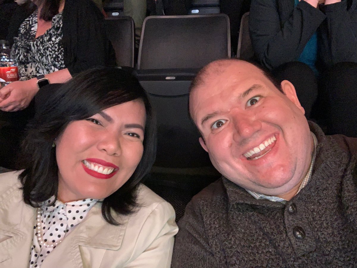 polo_yyc's tweet photo. Come on Michelle! Big contingent from Calgary in the house! Hanging out with my colleague Tina Garcia! #IAmBecoming https://t.co/sFdVZ87ycZ