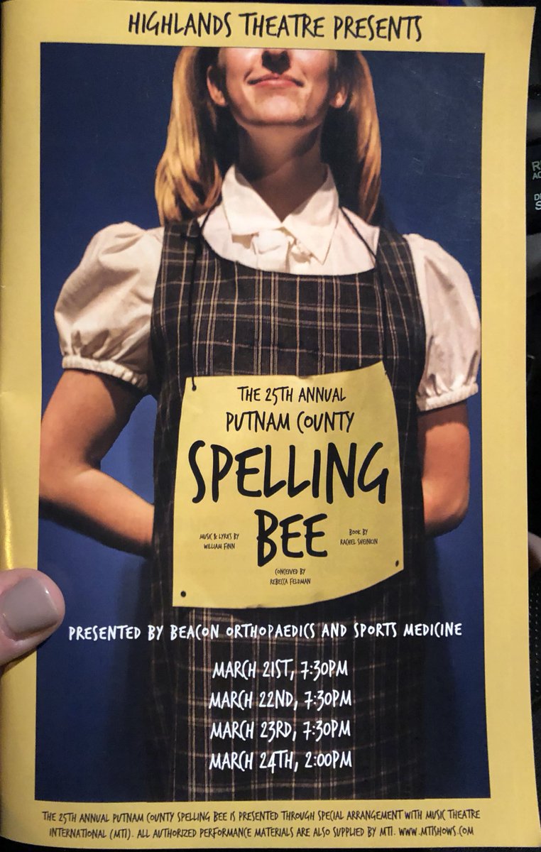 The <a href="/HHS_Drama_Club/">HHS Drama Club</a> is nothing less than amazing! You have TWO chances left to see The 25th Annual Putnam County Spelling Bee (Saturday @ 7:30 &amp; Sunday @ 2). Not only are the characters outstanding, but the play is hysterical! <a href="/mcbertasso/">Matthew Bertasso</a> <a href="/KNieporte/">Kevin A. Nieporte</a> <a href="/fthhsathletics/">HHS Birds</a> @FTISSuper