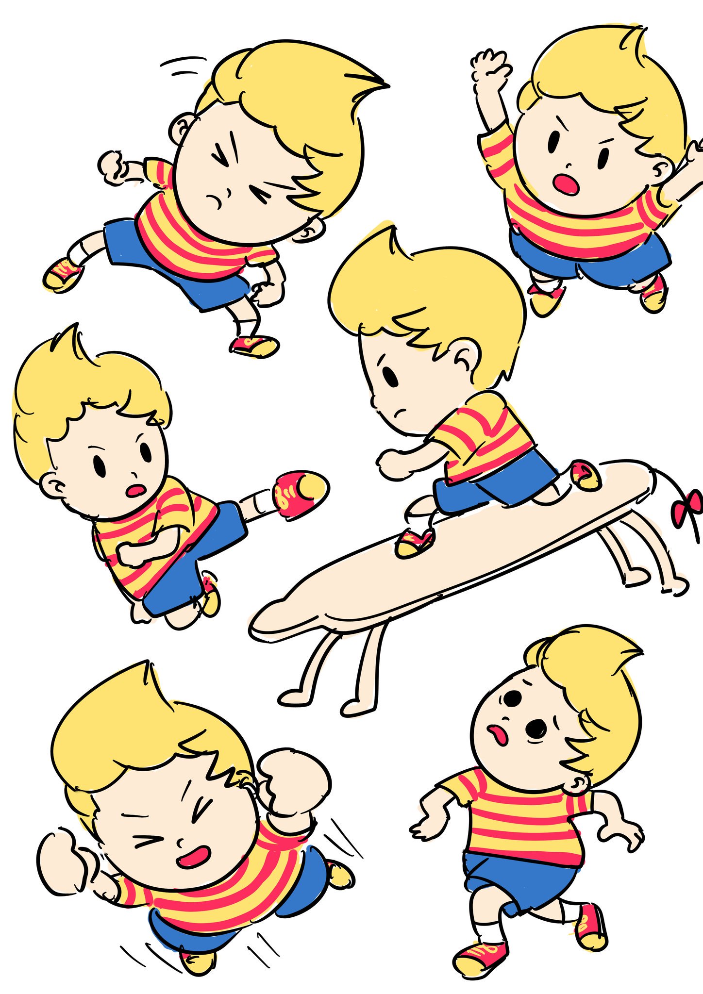 ミカチュー リュカ落描き ミカチュー リュカ落描き