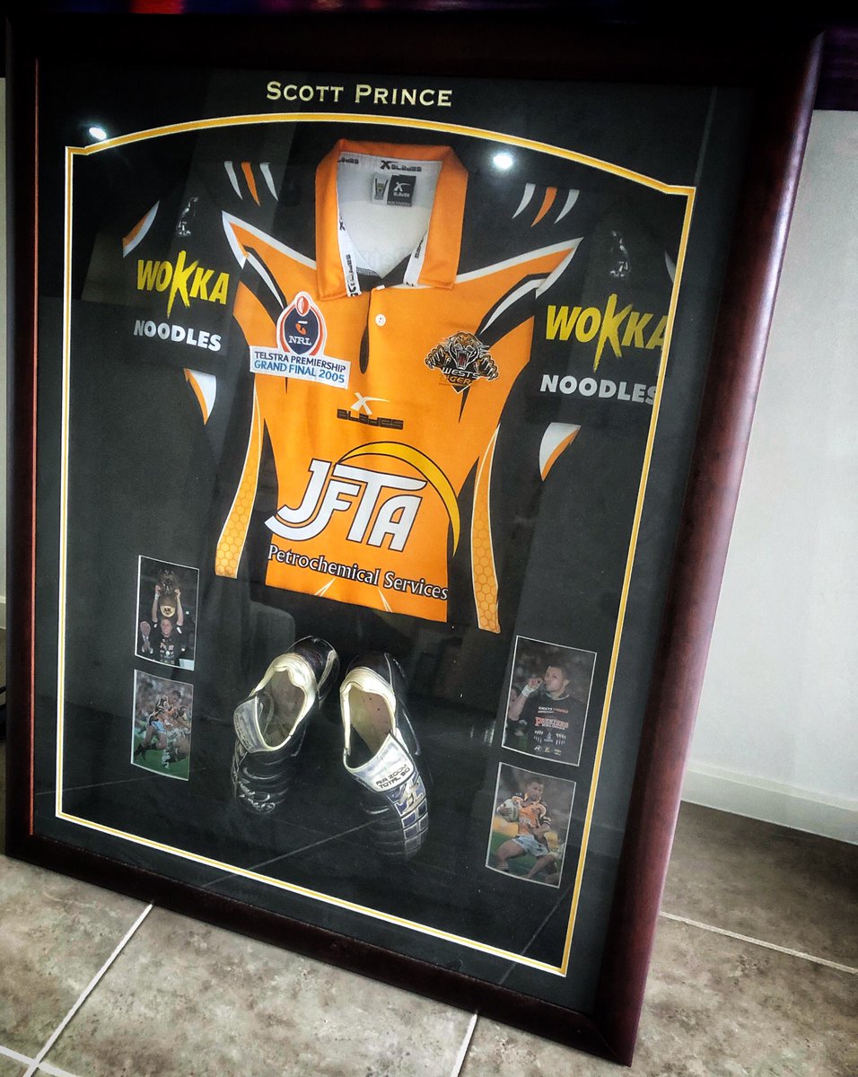 wests tigers 2005 signed jersey