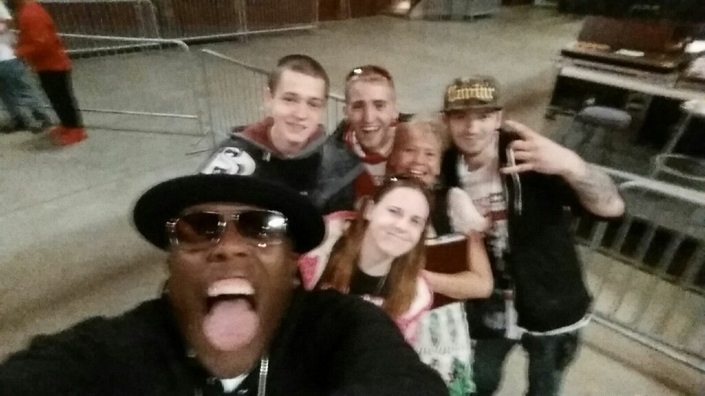 sammyagaga's tweet photo. @kmbc @TechN9ne @KrizzKaliko @MackenzieNicole @StrangeMusicInc @LaraMoritzKMBC Amen to that, my friend! The Bible Lady will see you in Seattle! Just a few memories... https://t.co/tiZwURw431