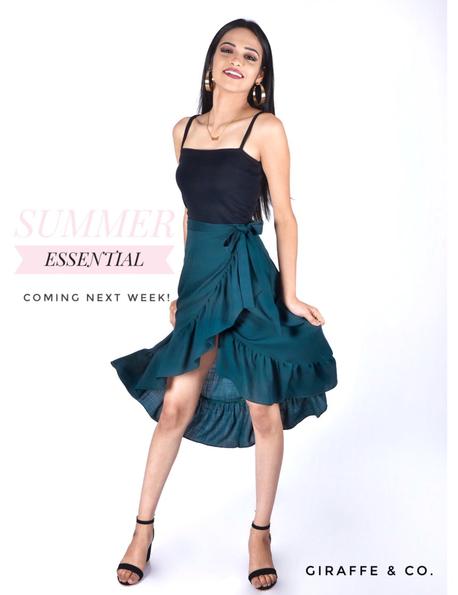 giraffeandco's tweet photo. Spruce up your summer wardrobe! New arrivals coming this week #womenswear #fashionblogger #wrapskirt https://t.co/SEql0inHuI