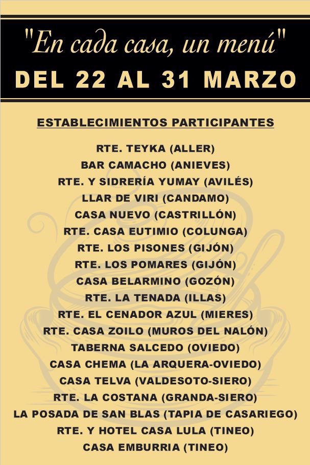 clubguisanderas's tweet photo. ¿Aún no tienes plan para el fin de semana? Disfruta hasta el día 31 de las Jornadas del @clubguisanderas #EncadaCasaunMenu 🍽 con la @FabaAsturiana IGP como elemento estrella 🌟 
ℹ️ Consulta el menú de cada Guisandera en nuestro perfil ✅
Patrocinan @FabaAsturiana @CRASTURIAS https://t.co/PrglFNCLut