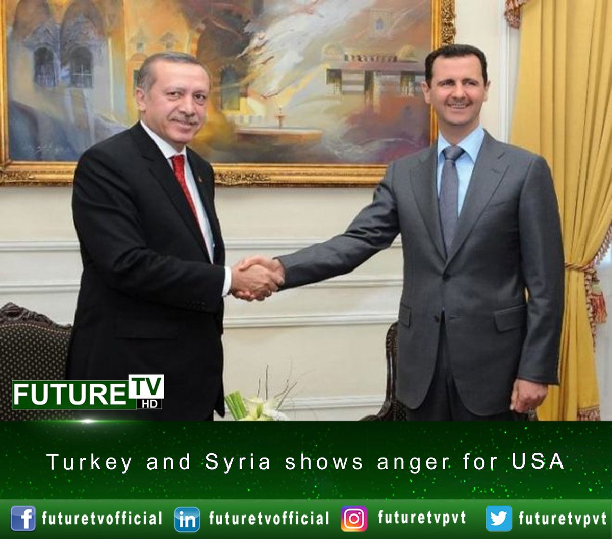 livetvfuture's tweet photo. Turkey and Syria Shows anger for USA, after accepting ownership of Israel on Golan Heights.
For more details visit: https://t.co/fbfcHqOU7u
#Turkey #Syria #USA #Israel #GolanHeights
#FutureTV
#WhereTruthComesFirst https://t.co/lo7AH180S7