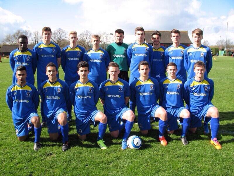 KentWomble's tweet photo. Five years ago since these U18s travelled to Buckinghamshire where @George_Oakley23 scored all five in a 5-1 win. Two of these boys later joined Premier League clubs and George is doing well in Scotland. Keep working hard @AFCWAcademy and your turn will come.. #HomeGrownAndHungry https://t.co/00YkmqpgYy