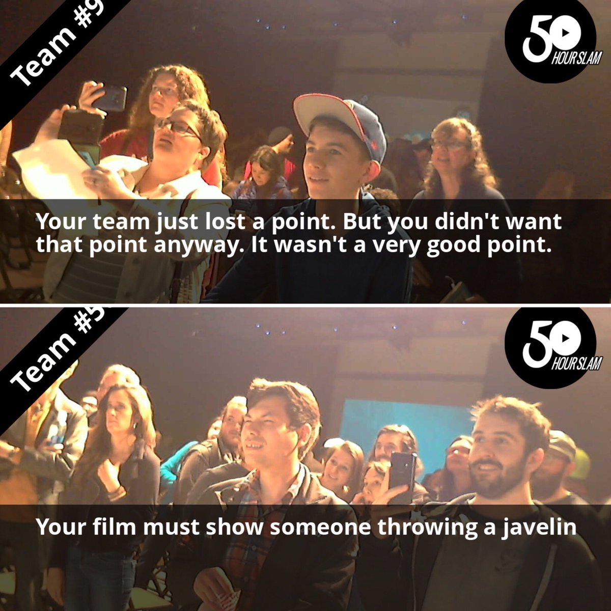 50HrSlam's tweet photo. The Slam Easter eggs giveth and taketh away this year. #50hourslam #spokane #filmmaker #film @KSPSPublicTV https://t.co/yC1RqSslU7