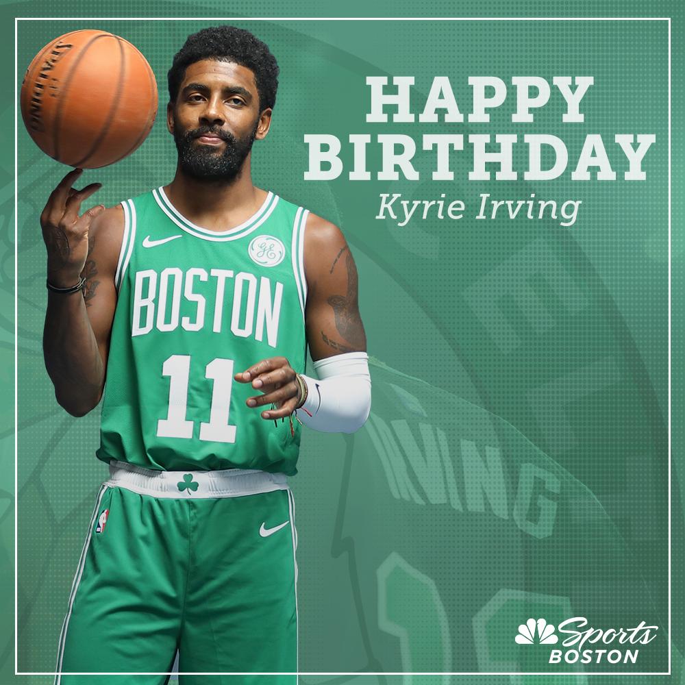 X \ Celtics on NBC Sports Boston على X: "Happy Birthday @KyrieIrving ☘️ https://t.co/JorSFVdaOy"