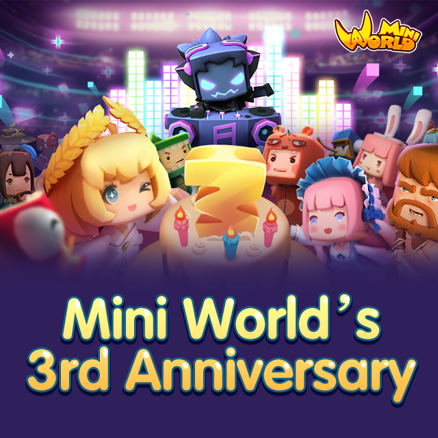 EspanolMini's tweet image. 🥳Mini World 3er Aniversario Actividades🥳
🤣Eskin por sólo 10 Mini Monedas, 🥳Regalos por iniciar sesión , 🎃Monstruocito y Ángel salen en el juego!
Para la versión española y más informaciones: facebook.com/pg/miniworldsp…