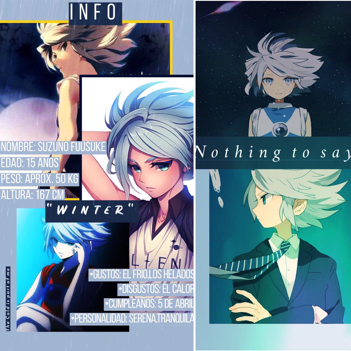 FuusukeSuzuno_'s tweet photo. 「Suzuno Fuusuke. 」
             「 The Prince of Ice 」 

              ━━━━━✧❃✧━━━━━

                         "ᴰᵉᵐᵒˢᵗʳᵃʳᵉ ᵗᵒᵈᵒ ˡᵒ ᵠᵘᵉ ᵖᵘᵉᵈᵒ ʰᵃᶜᵉʳ ᵉⁿ ᶜᵃᵈᵃ ᵖᵃʳᵗᶤᵈᵒ."

 → : 15 / Masculino/ Rol en Español. ← https://t.co/9uZkp2FbtX