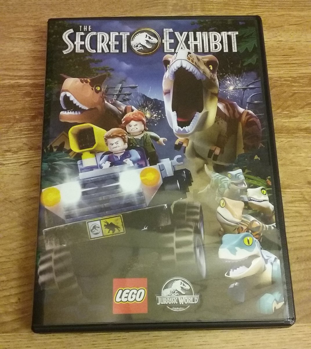I was at Target earlier today and got the Lego Jurassic World: The Secret Exhibit dvd. #JurassicParkFan