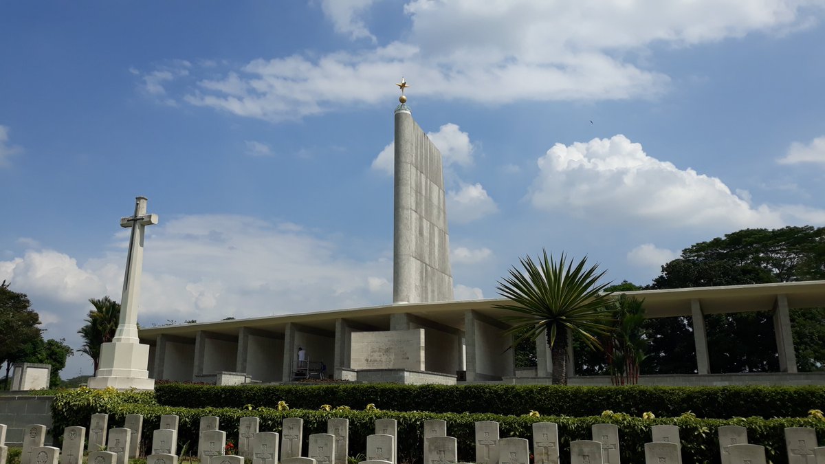 Graham_Walder's tweet photo. @CWGC #Singapore Kranji WC. Engraving work being carried out on the Singapore memorial. Committed to keeping our memorials up to date with amendments and addenda's https://t.co/GTcTdOx1D9