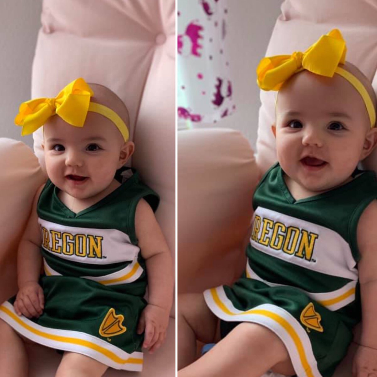 C_Sabroe's tweet photo. Pretty sure I have @uoregon good luck charm! #MarchMadness2019 #GoDucks 1 down 5 to go! #CharlieJ https://t.co/K8JtrTP6UI