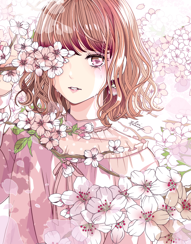 100 Epic Bestかわいい 桜 女の子 イラスト