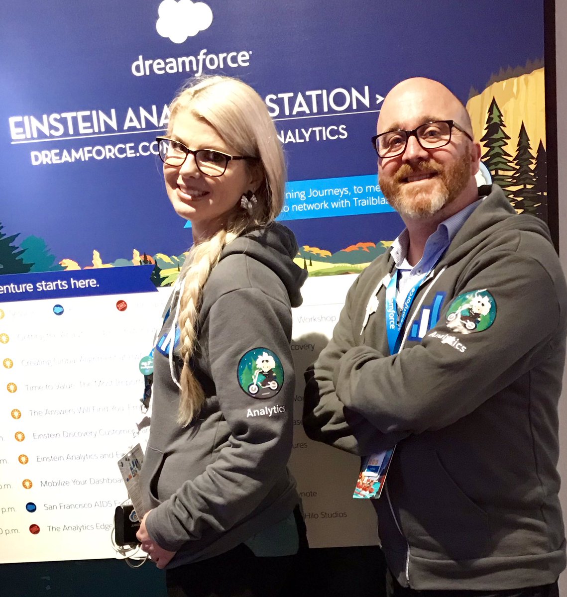 crmsalesgem's tweet photo. @MarkTossell @SForceAnalytics @visioneer360 @LetsPlaySFDC @hovsarikke @geoffrothman @gibbosf @flopitaux I know that awesome hoodie! 😉
#SforceAnalyticsEdge 
#DataTribe
#DataTwins https://t.co/VvrgfIZ6Rp