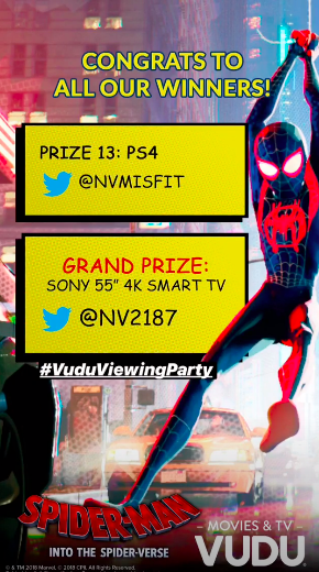 reesespieces717's tweet photo. @VuduFans @SpiderVerse #vuduviewingparty #winners @odedonrealitytv https://t.co/4cpSpNoIpj