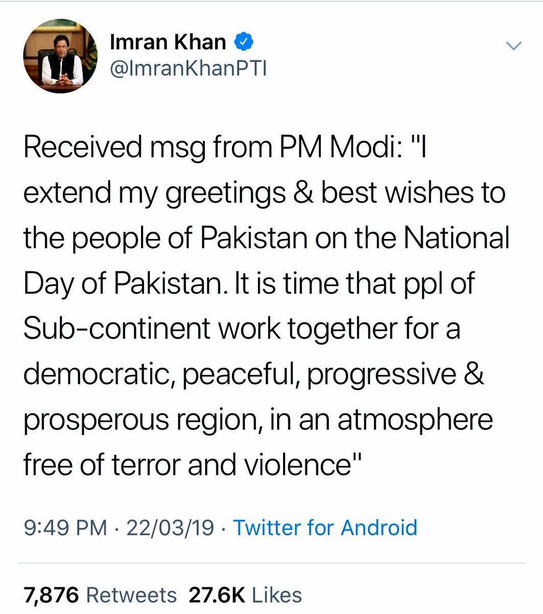 Shabanabhati_'s tweet photo. आतंक को आस्तीन में पालने वाले,
हमारे जवानों का ख़ून बहाने वाले,
दिन रात भारत के खिलाफ षड्यंत्र करने वाले देश पाकिस्तान के प्रधानमंत्री को आपने पाक डे की बधाई दी है @narendramodi जी?

यकीन नही हो रहा..प्लीज कन्फर्म कीजिए ना..!

कही पाकिस्तान झूठ बोल कर आपको बदनाम तो नही कर रहा😏🙃 https://t.co/dR4SUT0iH8