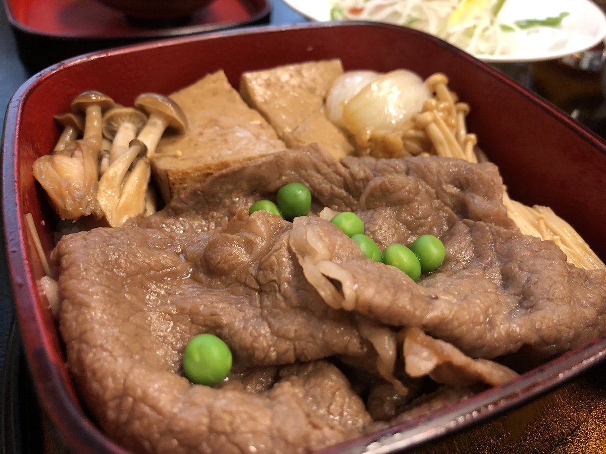 タンタン Pa Twitter 浅草今半 浅草 ランチ 二段重 すき焼き重 ステーキ重 すき焼き ステーキ