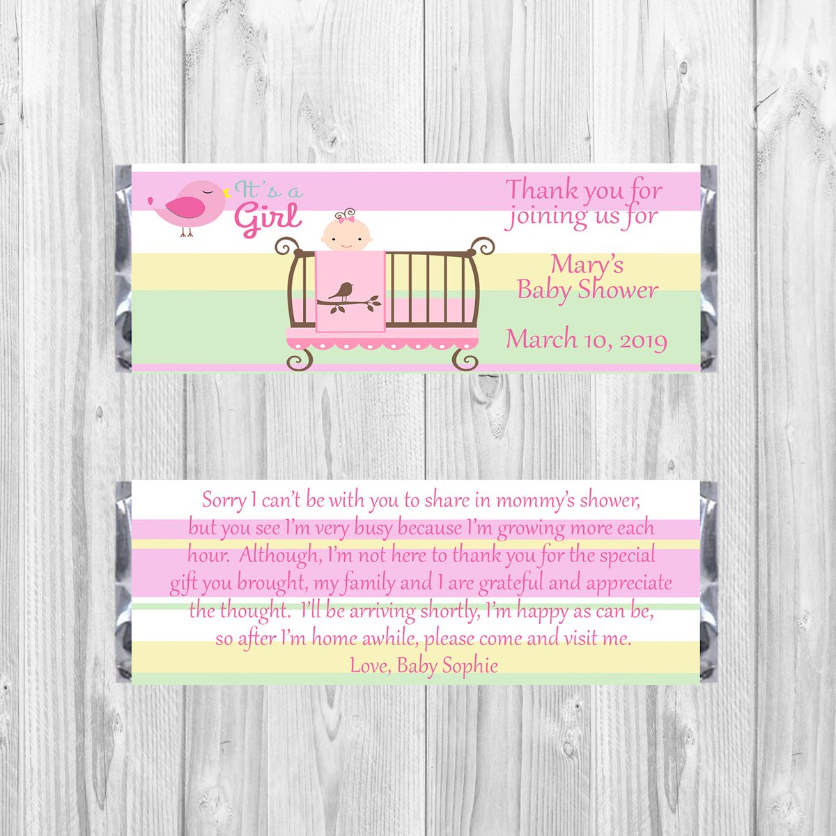 LoveleesCreati1's tweet photo. You can find these wrappers in our etsy store.
It’s a Girl - Hershey Chocolate Bar Wrappers (Instant Download) - $4.75
https://t.co/AT5aaTmHTd

It’s a Girl - Hershey Chocolate Bar Wrappers (Listing is for 12 Wrappers) - $12.00
https://t.co/IBP8qHaaP4
#partyfavors  #babyshower https://t.co/QhajGHauB9