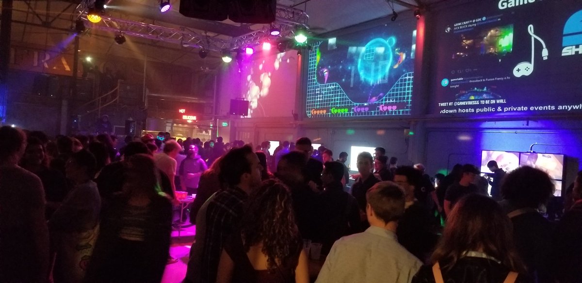 SuccinctHandle's tweet photo. I lied. Had to get my smash bros on. #GDC #GDC19 #teammegaman https://t.co/yxS2ptuTdh
