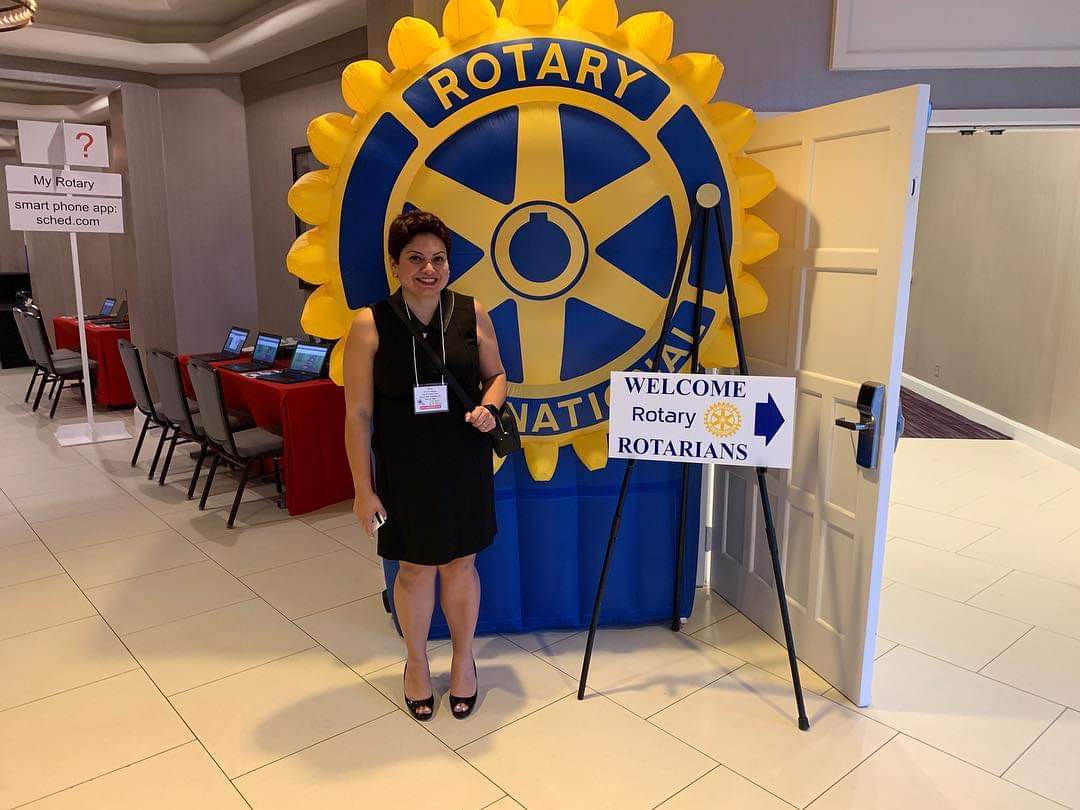 RotaryJC's tweet photo. @RotaryJC President-elect Gina Verdibello at the annual President-elect Training Seminar! #rotaryleader #womeninrotary #president #jcrotary https://t.co/KwDwRFMAi3