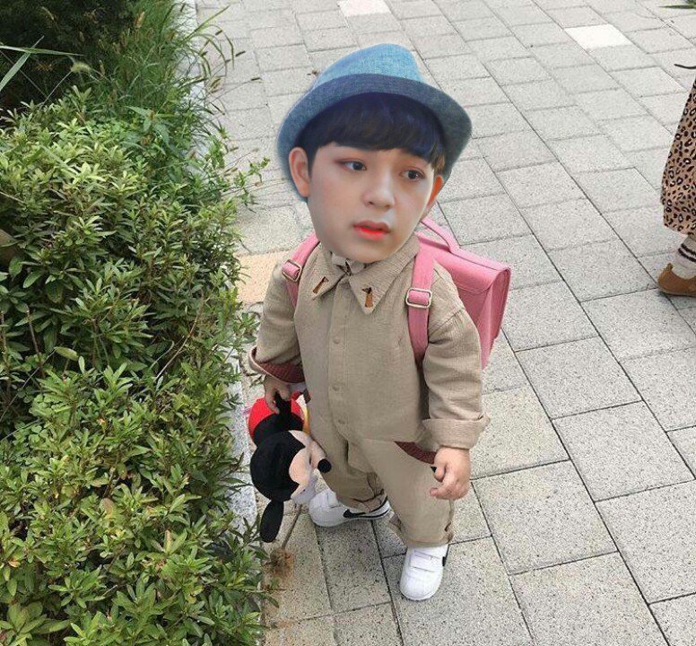 sryncx_'s tweet photo. คูมครูบอกว่าใฉ่หมวกอะไยมาโยงเยียนก้ะได้ #บาสเด็กอ้วนที่แท้จริง https://t.co/dxPlThGFe6